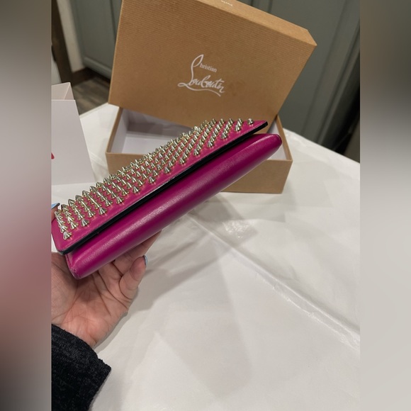 Christian Louboutin Macaron Wallet/Wristlet Spikes - Picture 8 of 11